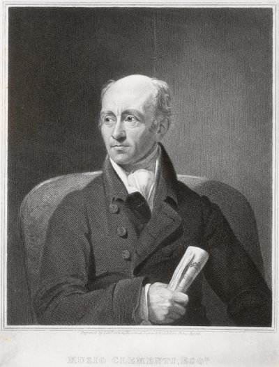 Muzio Clementi, Italian Pianist and Composer, engraved by Edward Scriven by James Lonsdale